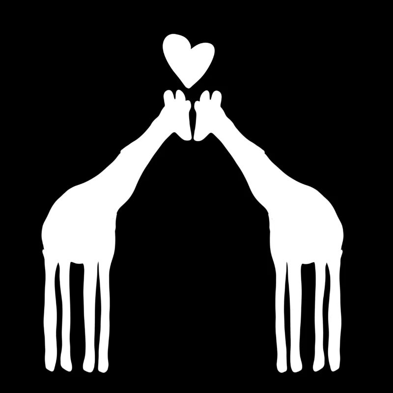 giraffe tier symbol liebe giraffen tiere herz