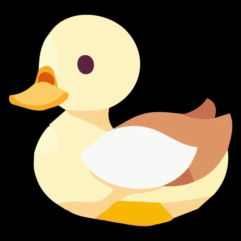 Bébé canard à bec en jaune