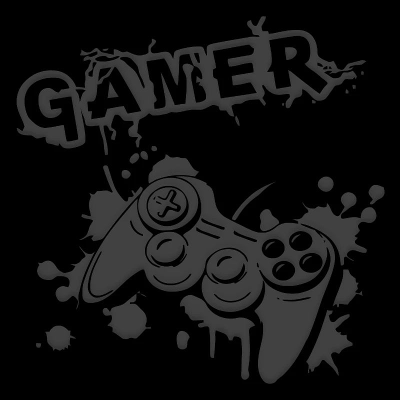 Gamer Game Play Online Computer Gaming Arcade Neon