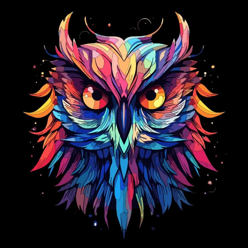Hibou Design abstrait