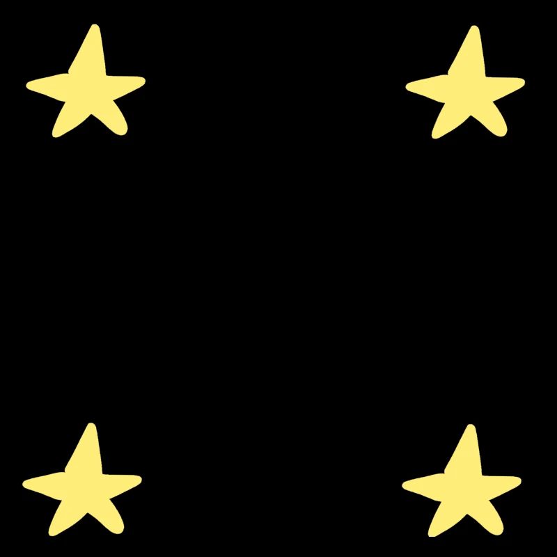vier sterne stern symbol form gelb