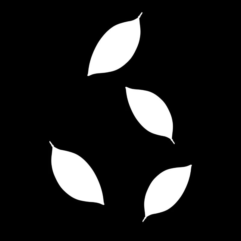 vier Blätter blatt symbol muster