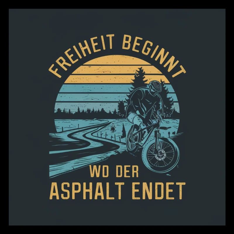 Freiheit beginnt, wo der Asphalt endet