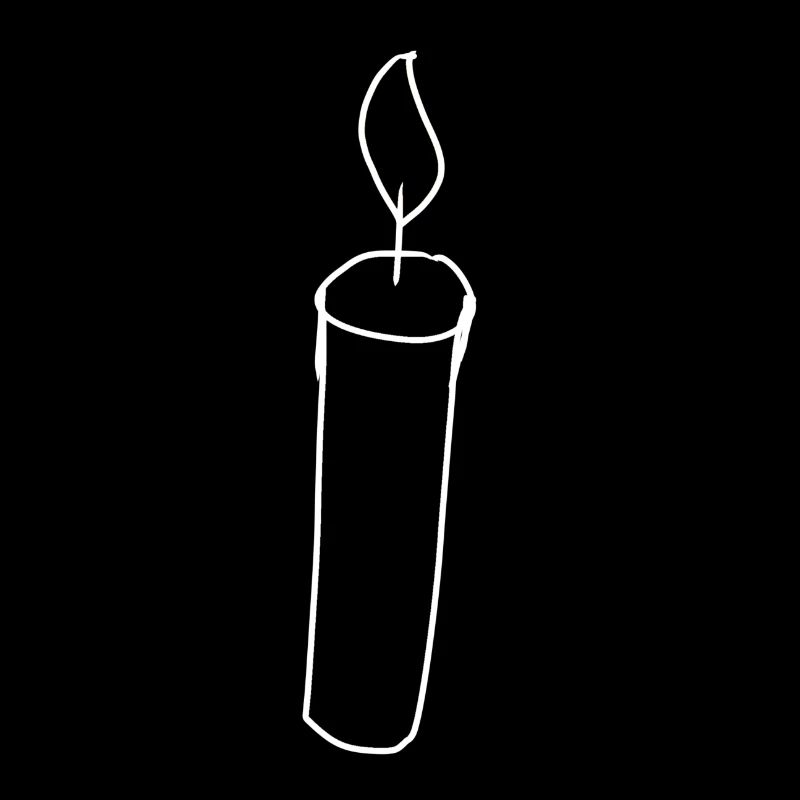 Bougie Symbole Feu Lumière Forme