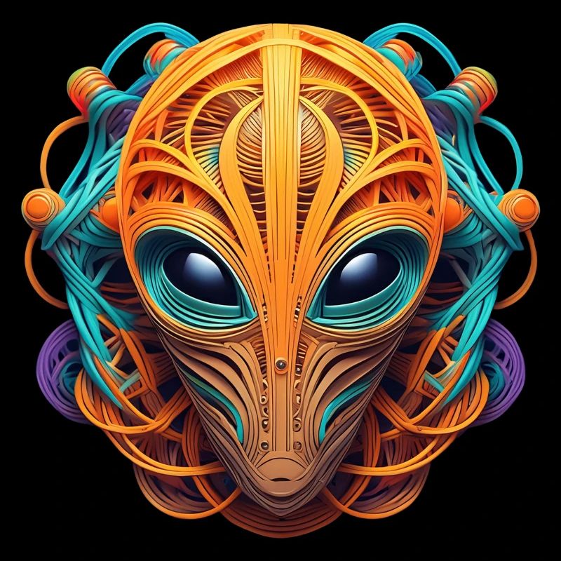 Tête extraterrestre