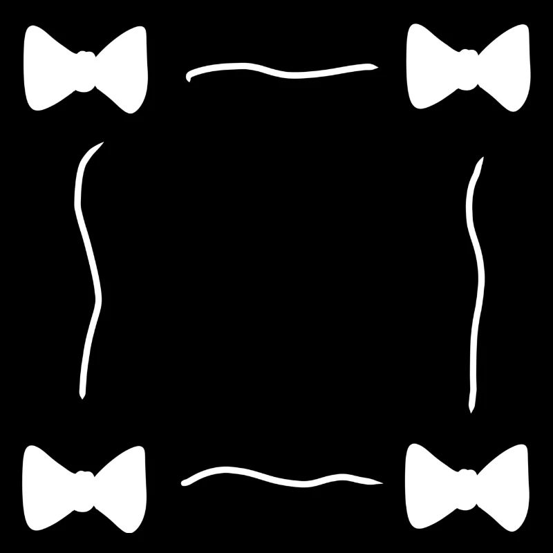 Cadre de symbole de boucle à quatre boucles