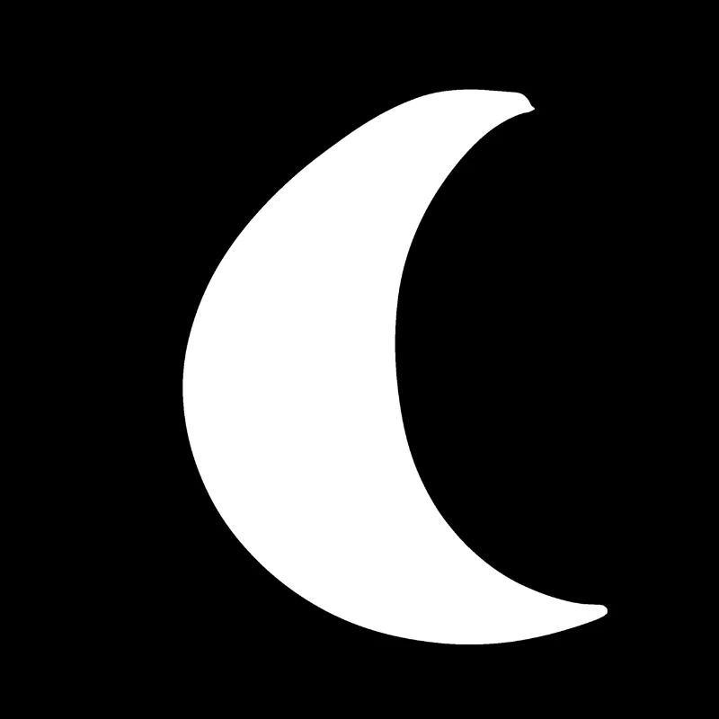 Symbole de la planète en forme de lune