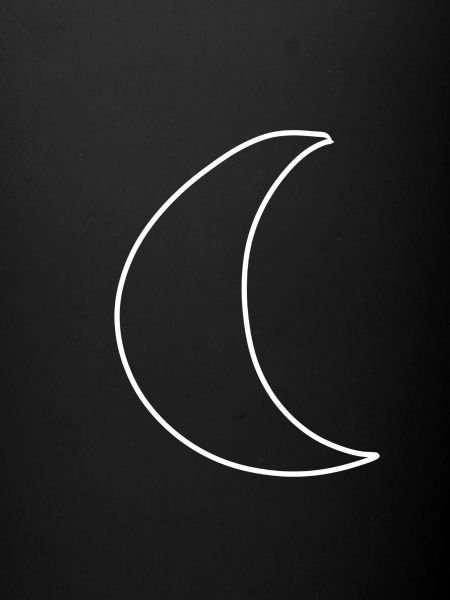 moon symbol shape