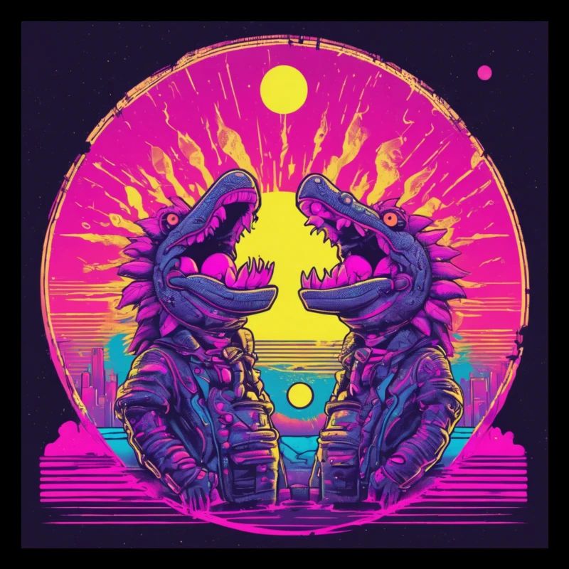 Croco Gemini Vintage Mann/Frau/Diverse