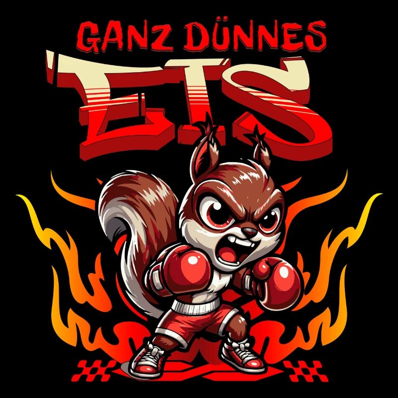 Dünnes Eis Eichhörnchen