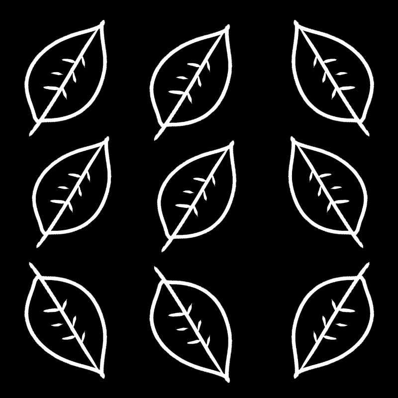 Pattern Leaf Leaves Frame Shape Nature