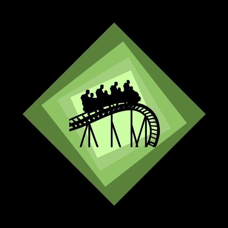 Achterbahn rollercoaster Rummel