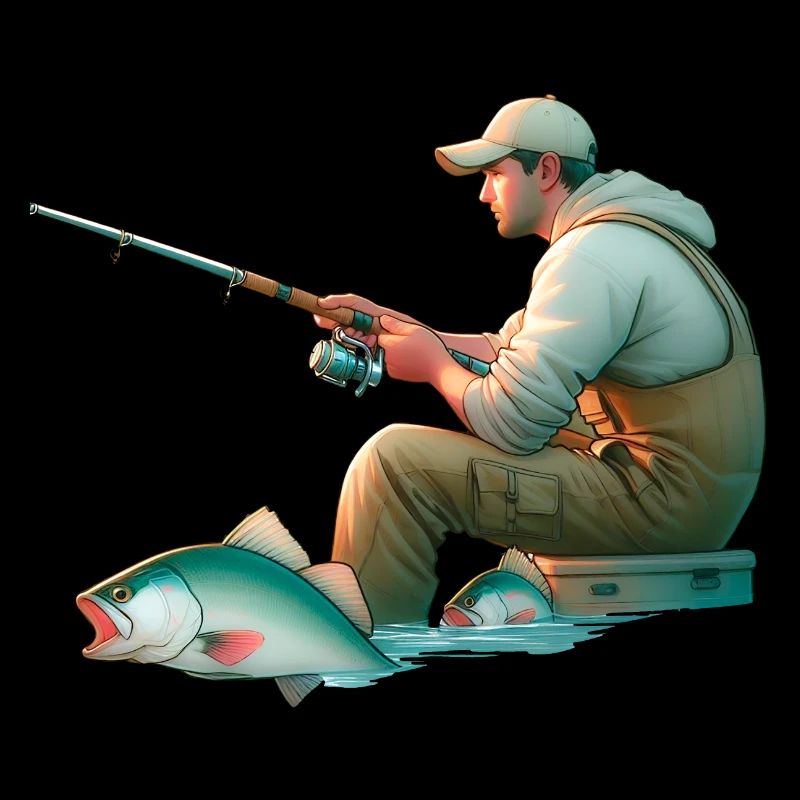 Pêcheur - Poisson - Pêche