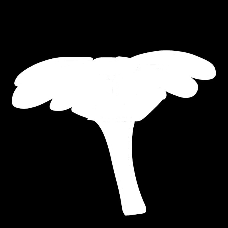 Symbole de fleur forme de plante