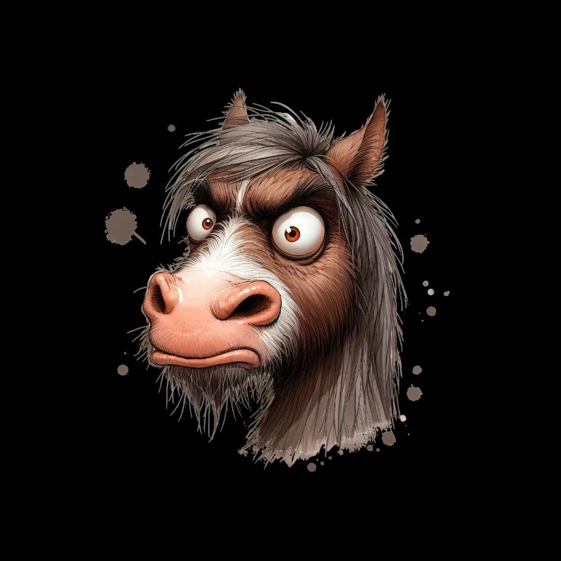Ungläubiges Pferd
