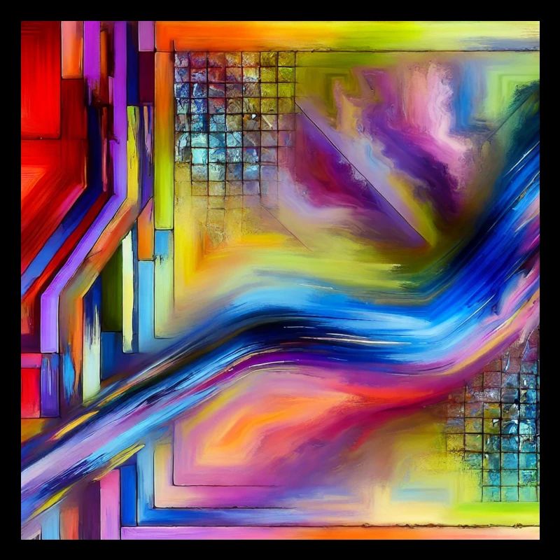 Abstrakte Energie - Abstraktes Gemälde