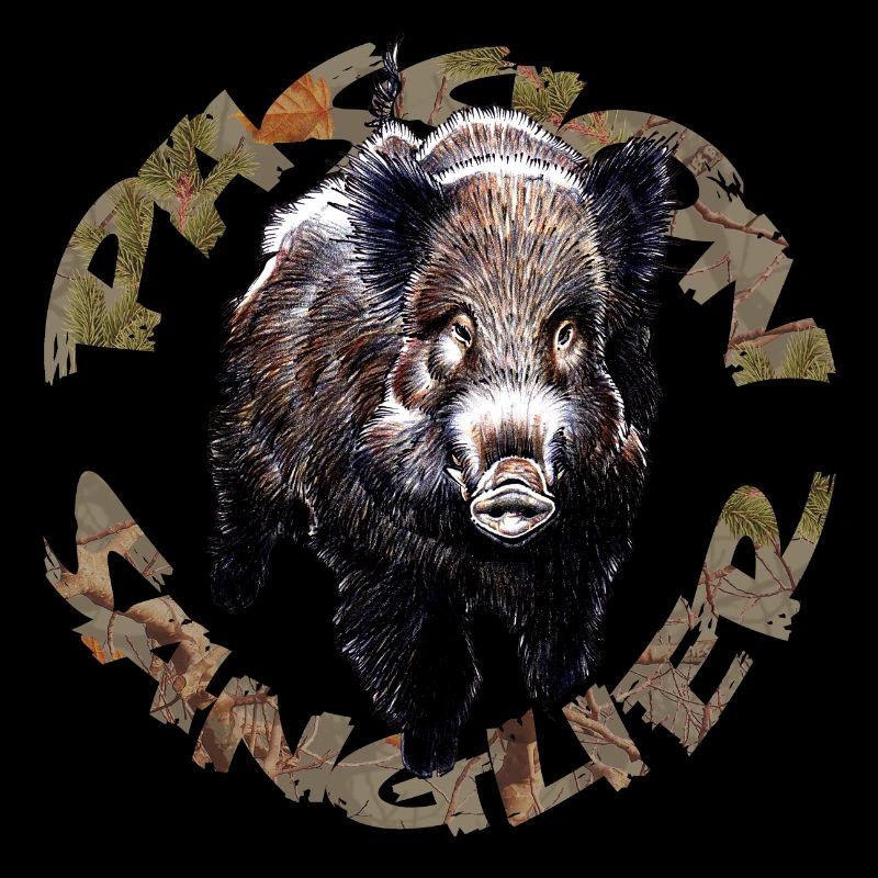 Leidenschaft Ganzer Eber Echtes Gesicht CK