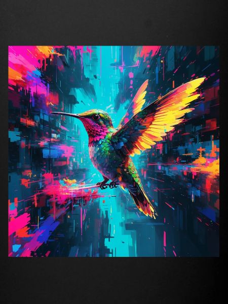 Neon Hummingbird