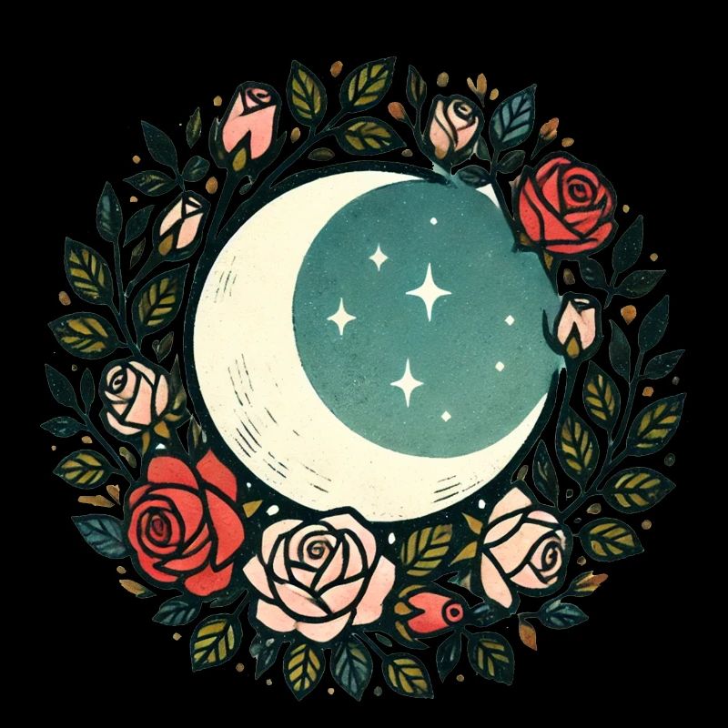 Crescent Moon Roses