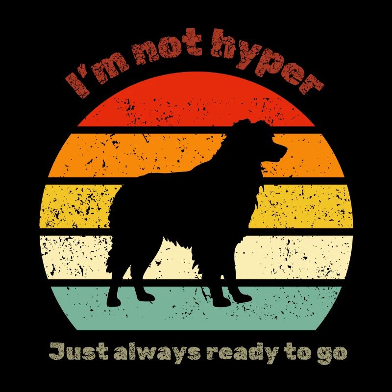 Retro Australian Shepherd