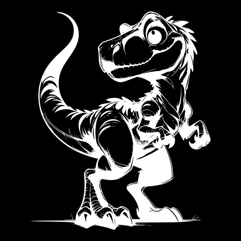 Dinosaur Drawing Pencil Sketch