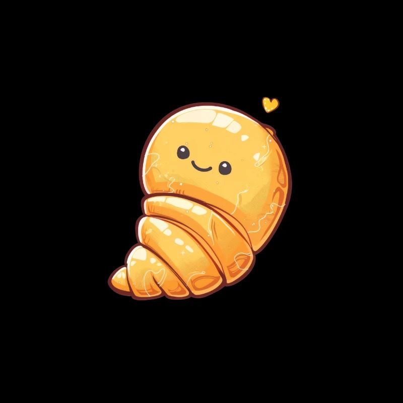Cute Pastry Cartoon