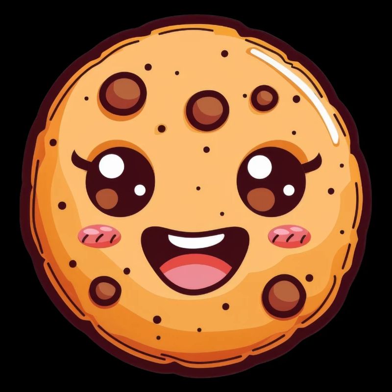 Cute Cookie Cartoon