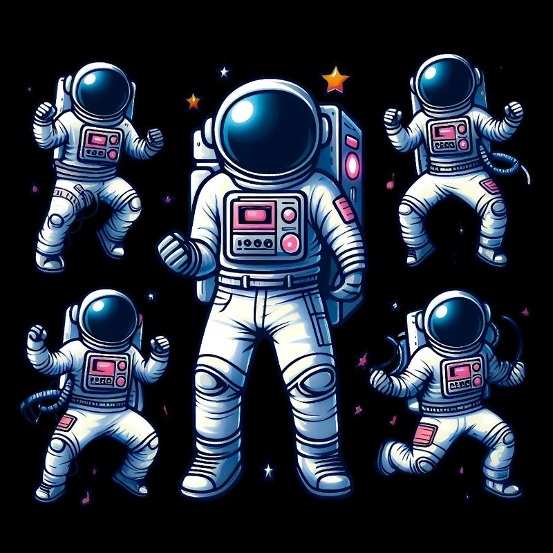 Raumfahrt - Astroanut Moon Planet