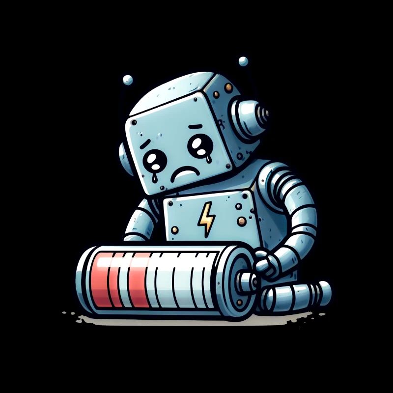 Robot Pile Faible Robo-Problèmes