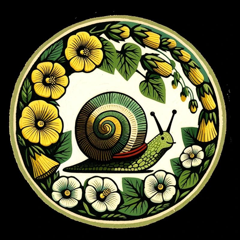 Escargot rétro