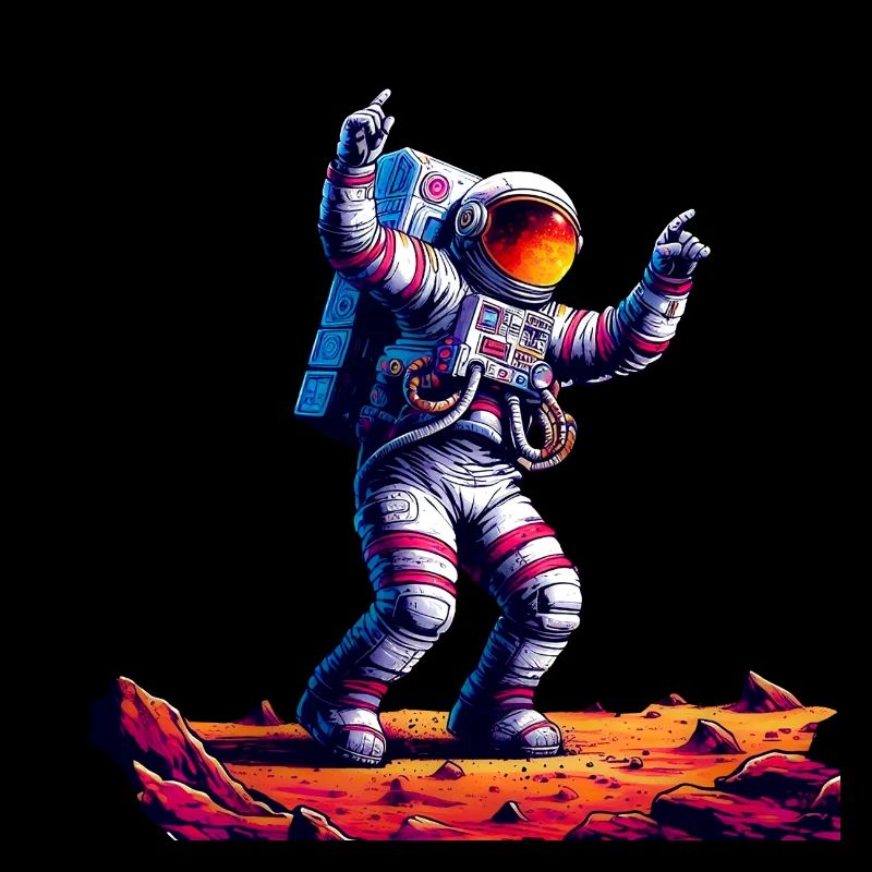 Un Voyage Spatial, Astroanut Lune Planet