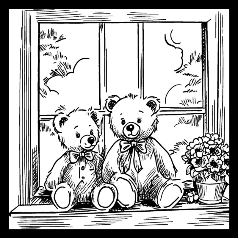 Taddybär Mama und Kind