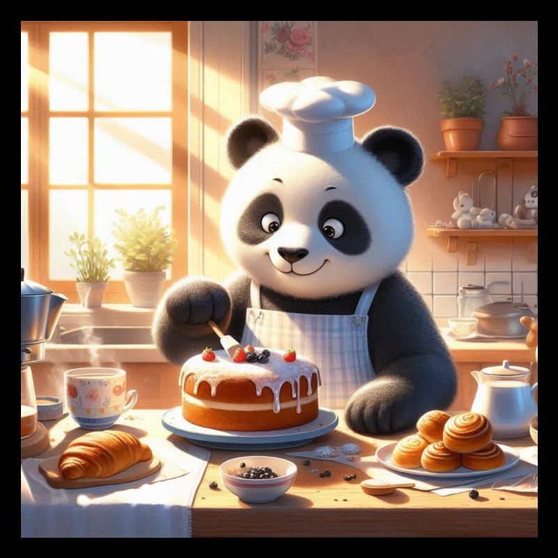 Panda cuisiner