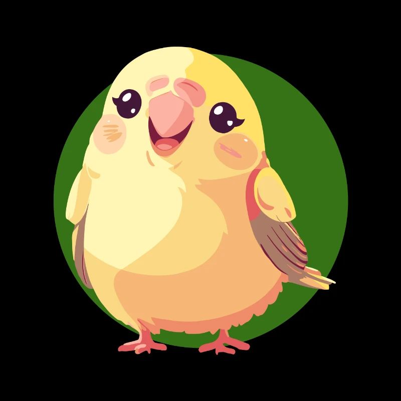 Ailes de moineau perruche