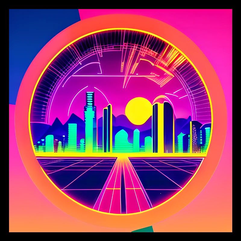 🌅 Retro-Futuristic Vibes 🌴