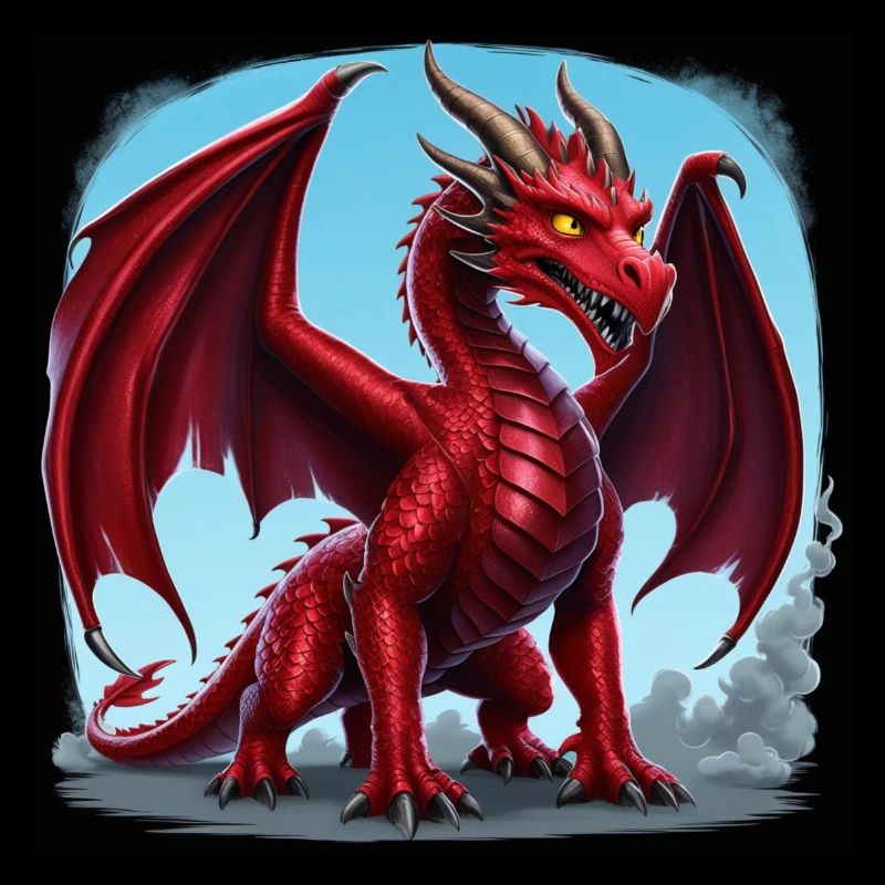 Leonardo Phoenix Creation Red Dragon