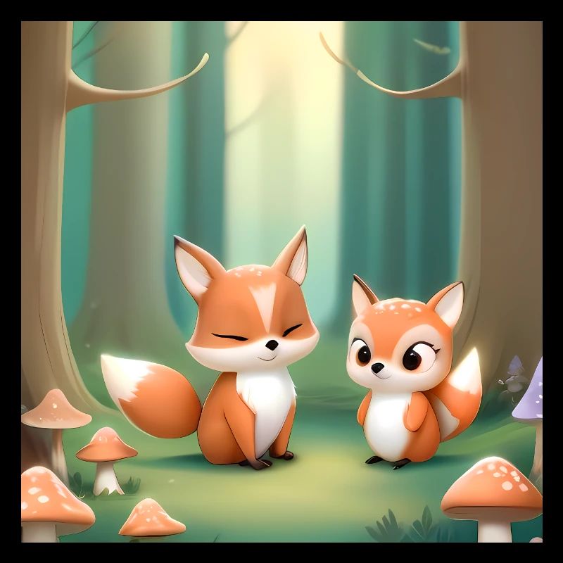 🌲 Traumhafte Waldfreunde 🦉🦊🦌