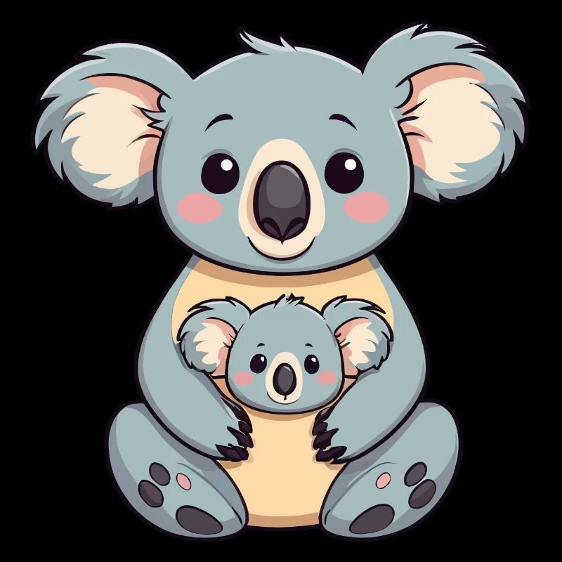 Koala avec bébé