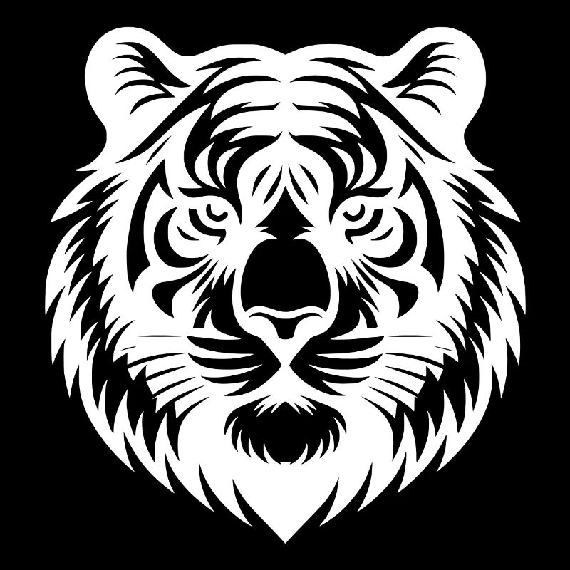 Grim Tattoo Tiger Head Drawing