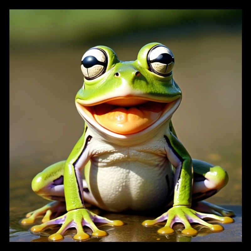 Frog funny