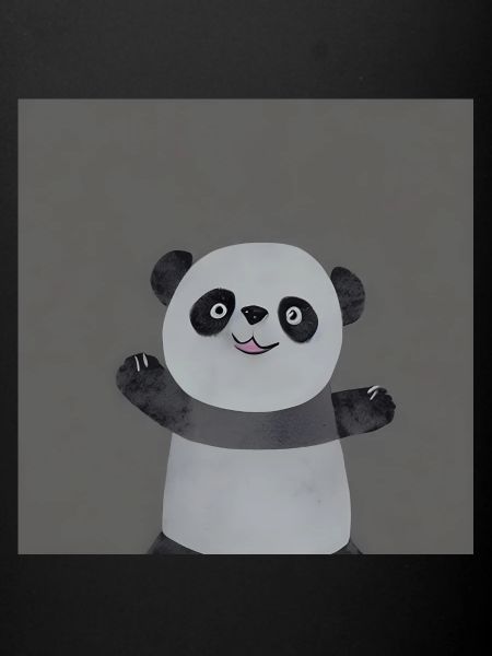 Panda heureux