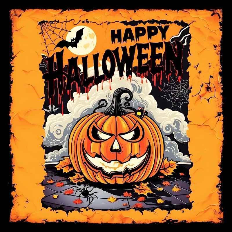 Froher Halloween-Kürbis