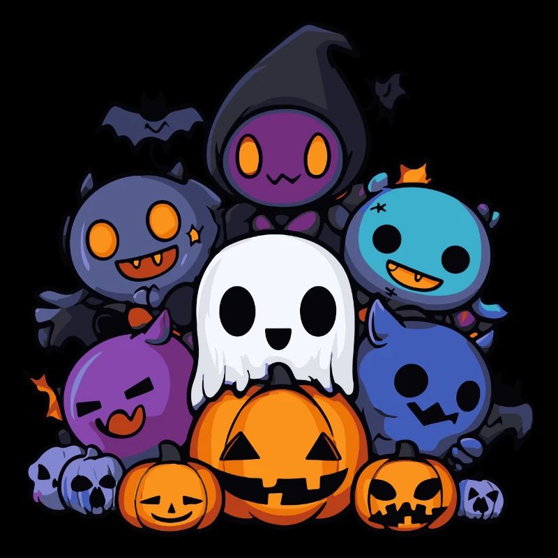 Halloween Party Figures Comic