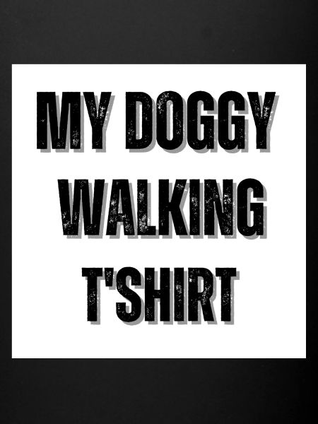 Dog walking T-shirt