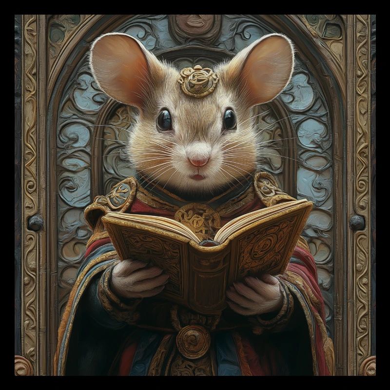 Funny Medieval Mouse