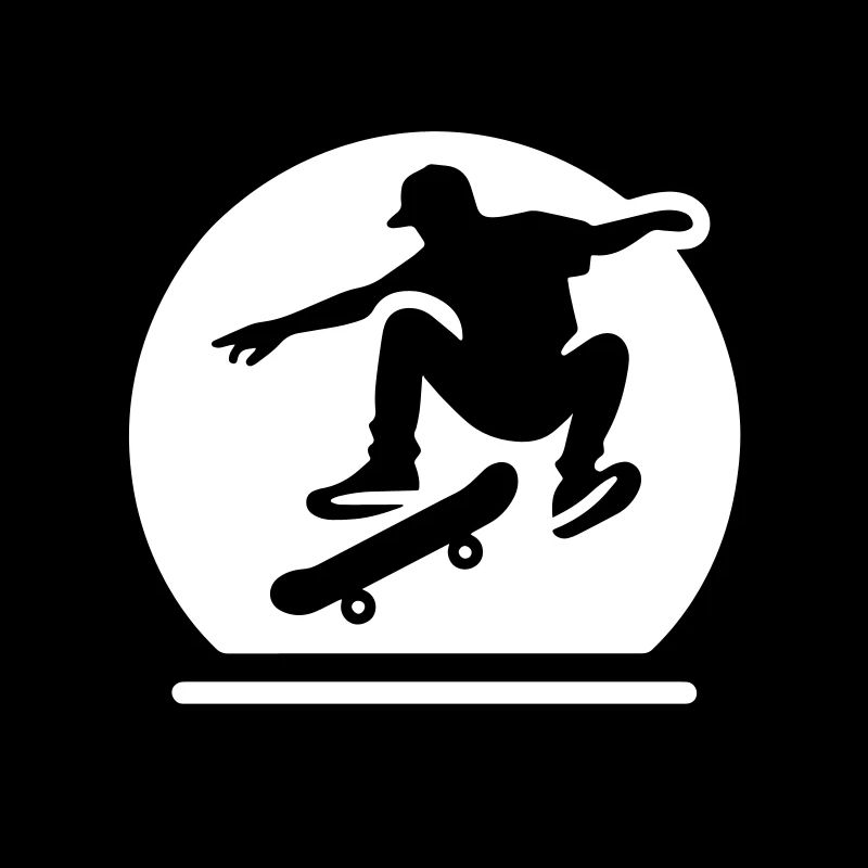 Skateboarder flip