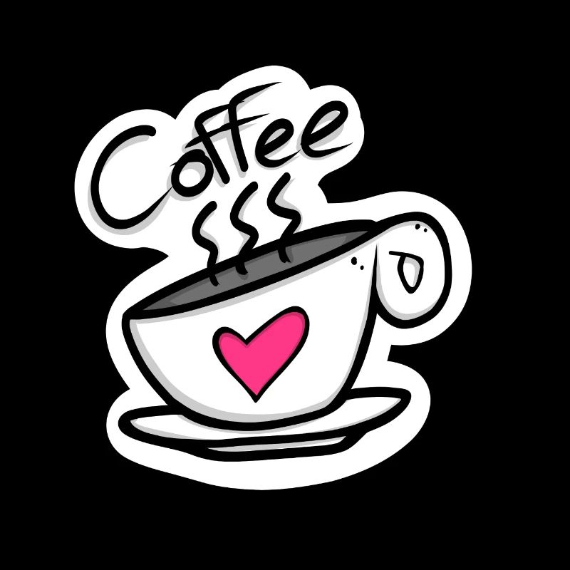 Coffee heart – caffeine served with love!