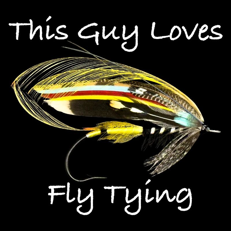 This Guy Loves Fly Tying Jock Scott