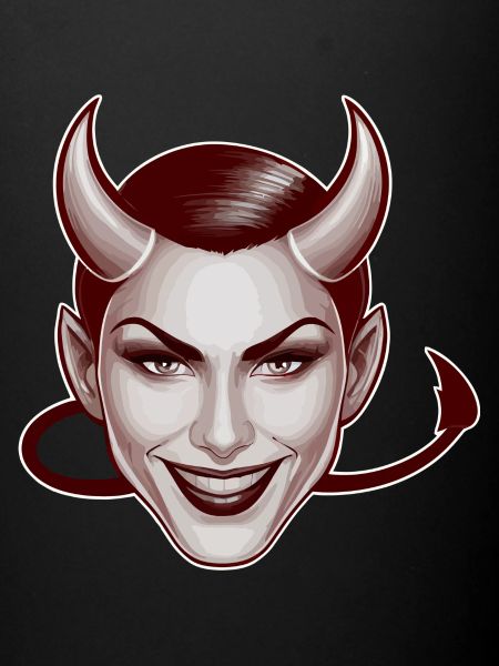 mischievous woman