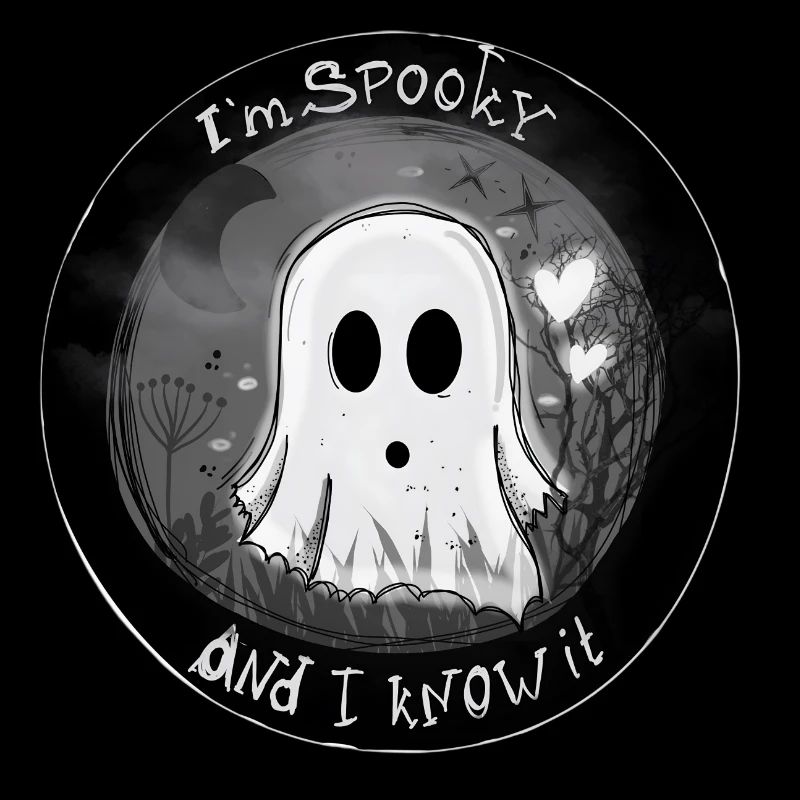 i´m spooky and i know it! - little Halloween Ghost